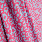 Percal estampado Nairobi fúcsia turquesa - Ribes y Casals