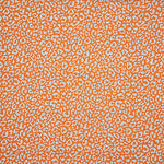 Percal estampado Nairobi laranja e azul claro - Ribes y Casals