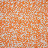 Percal estampado Nairobi laranja e azul claro - Ribes y Casals