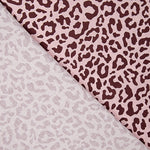 Percal estampado Nairobi bordô rosa claro - Ribes y Casals