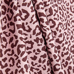 Percal estampado Nairobi bordô rosa claro - Ribes y Casals