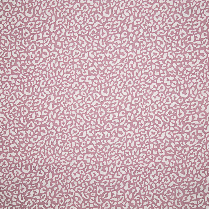Percal estampado Nairobi branco e rosa - Ribes y Casals