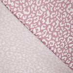 Percal estampado Nairobi branco e rosa - Ribes y Casals
