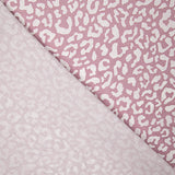 Percal estampado Nairobi branco e rosa - Ribes y Casals