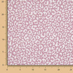 Percal estampado Nairobi branco e rosa - Ribes y Casals