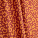 Percal estampado Nairobi Mostarda Bordô - Ribes y Casals