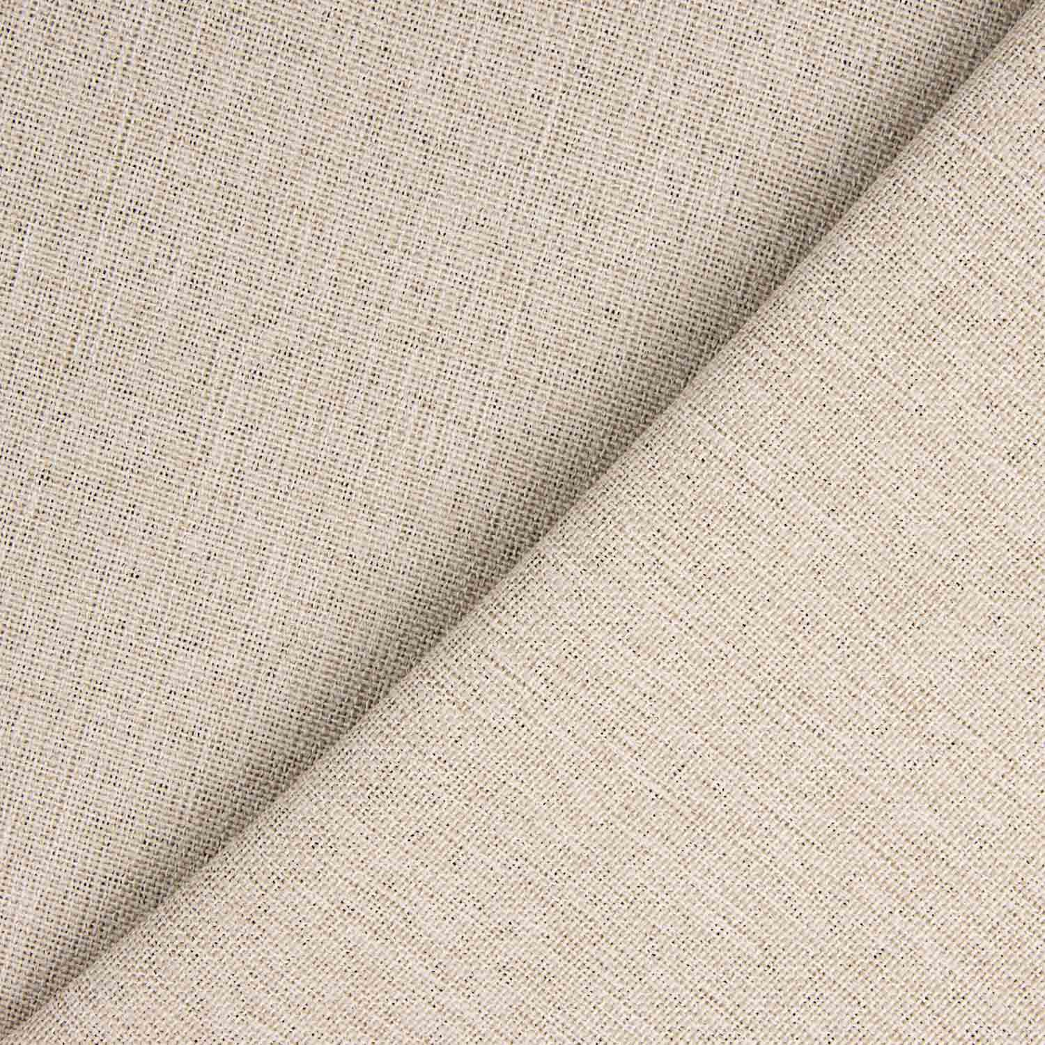 Cortina opaca 100% jaspeada bege - Ribes y Casals