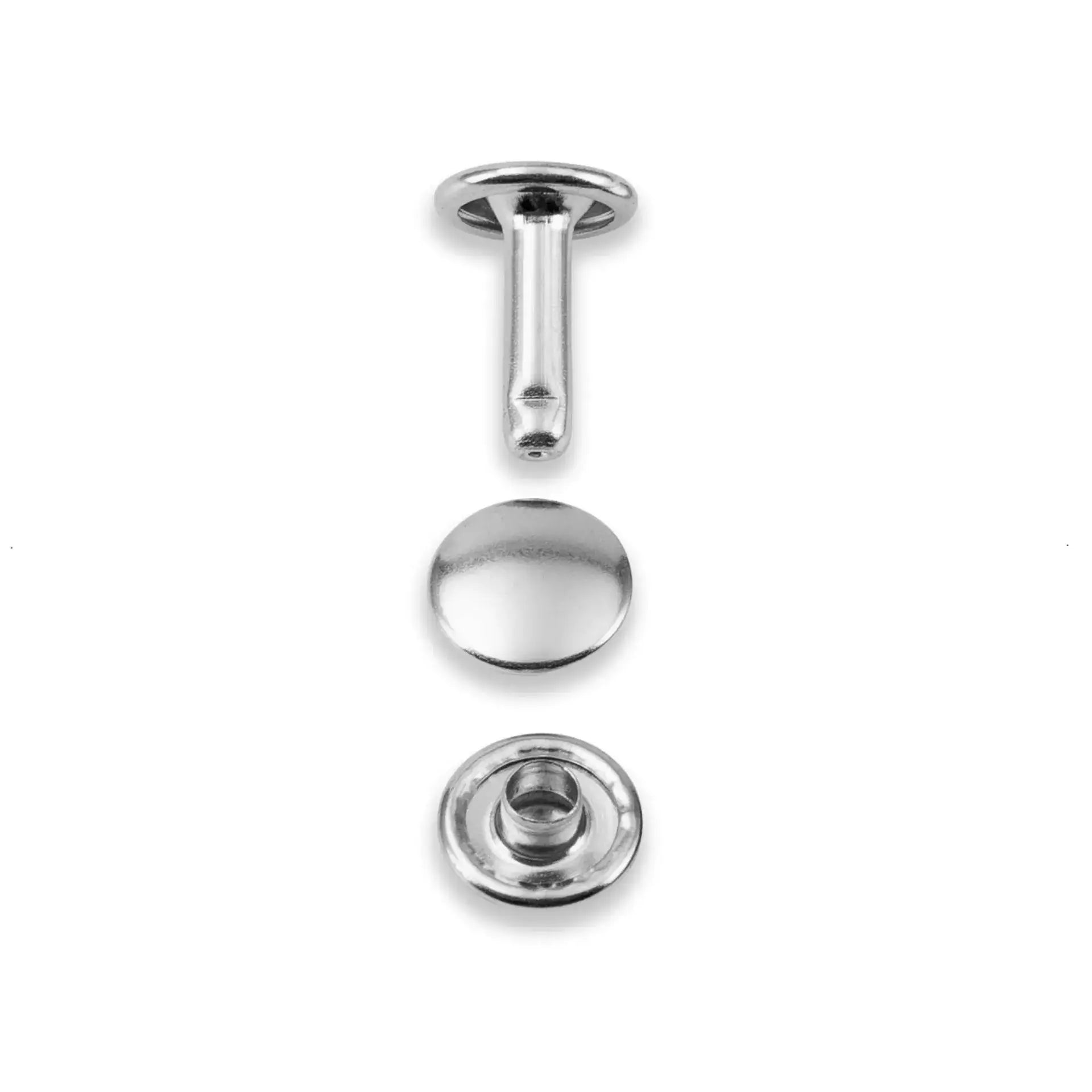 Rebites tubulares Prym 6-9 mm prateados - Ribes y Casals