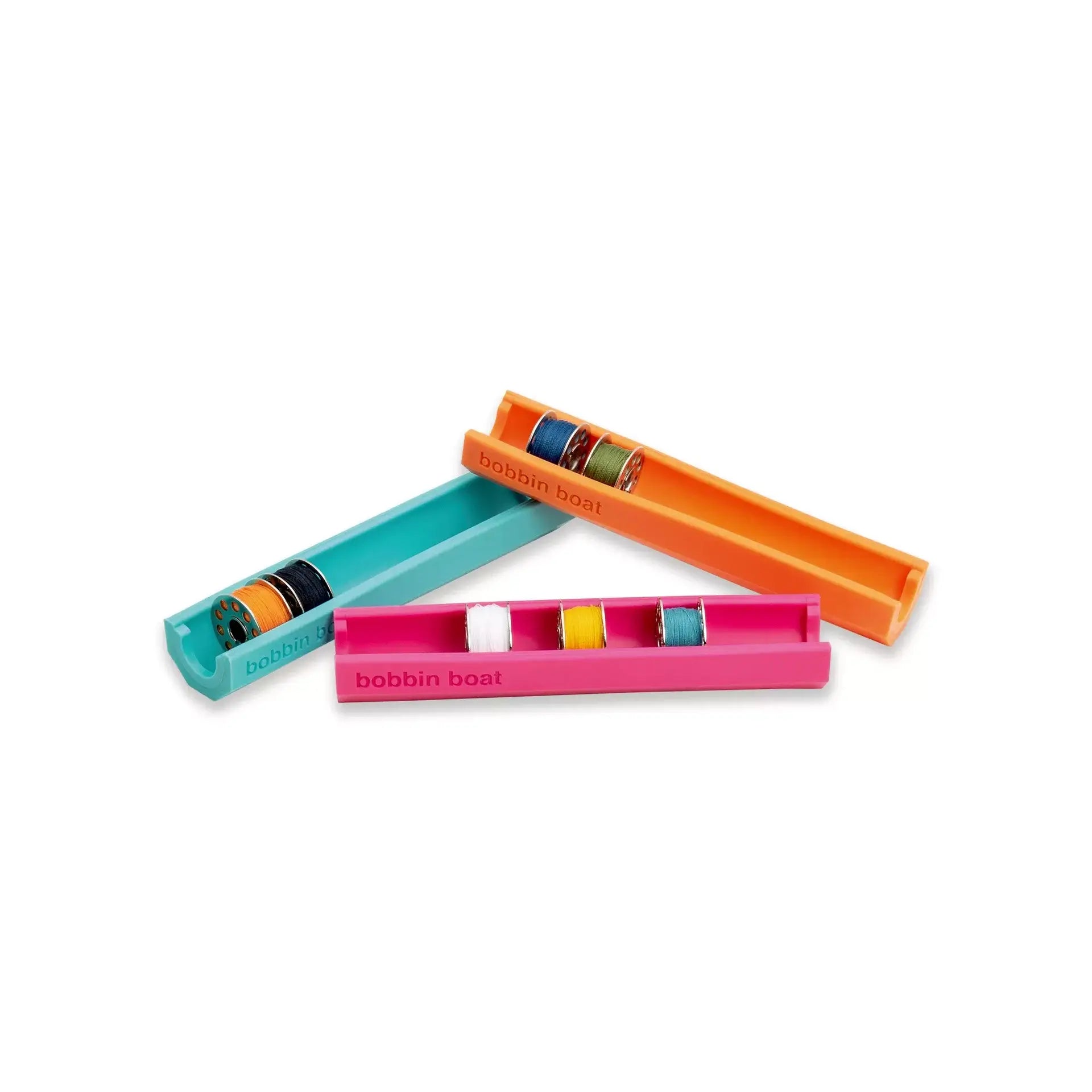 Porta-bobinas Bobbin Boat Prym Love – Conjunto de 3 organizadores - Ribes y Casals