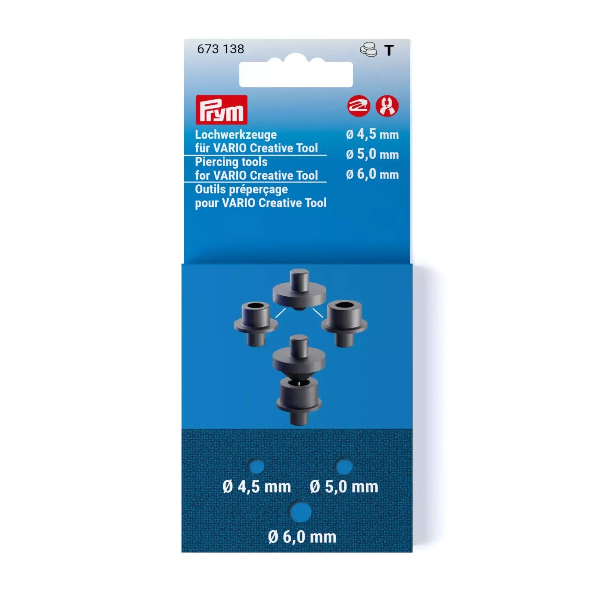 Ferramentas de perfuração Prym VARIO 4,5–6 mm - Ribes y Casals