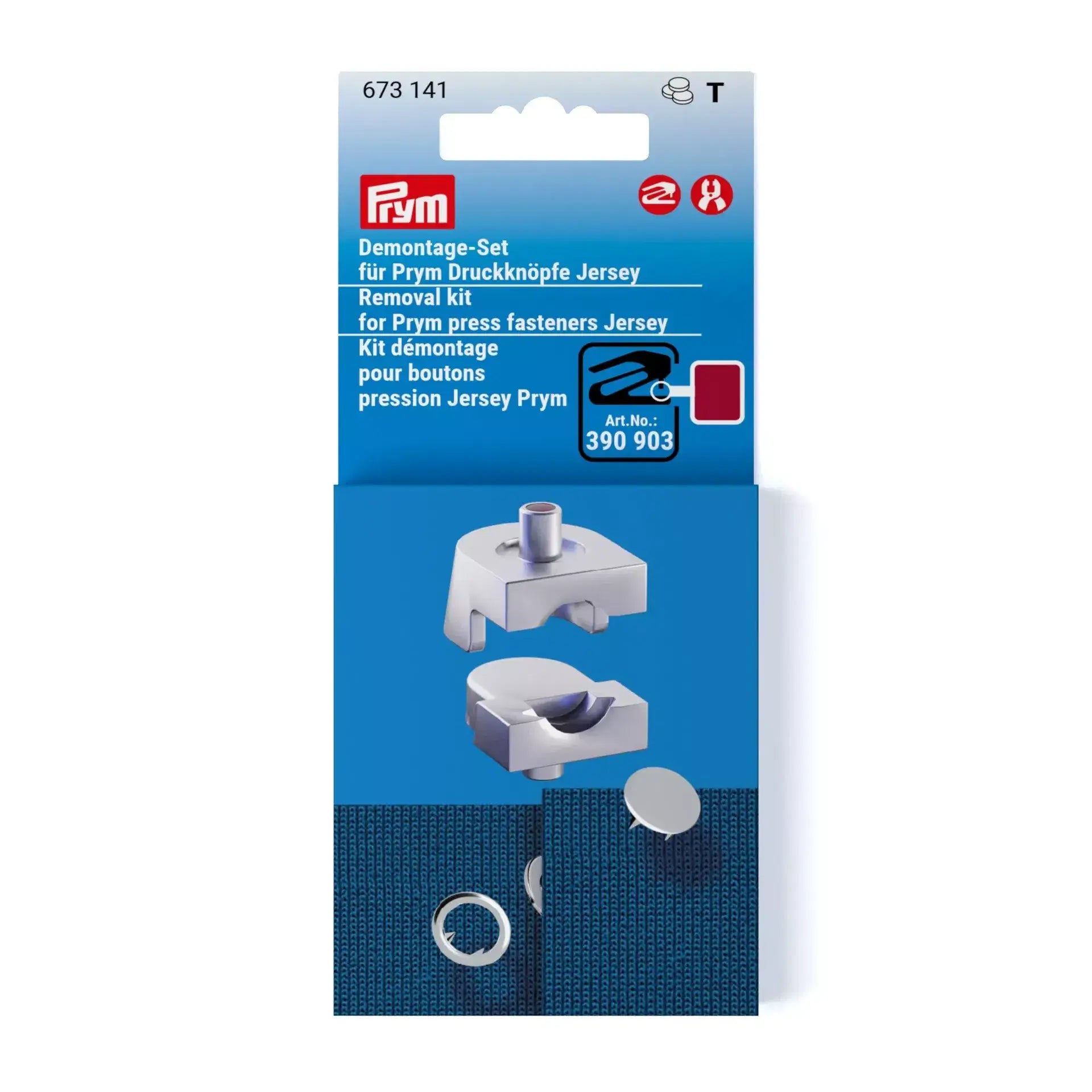 Kit de remoção de botões de jersey Prym de 8 e 10 mm - Ribes y Casals