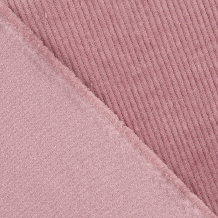 Bombazina elástica com efeito lavado rosa velho - Ribes y Casals