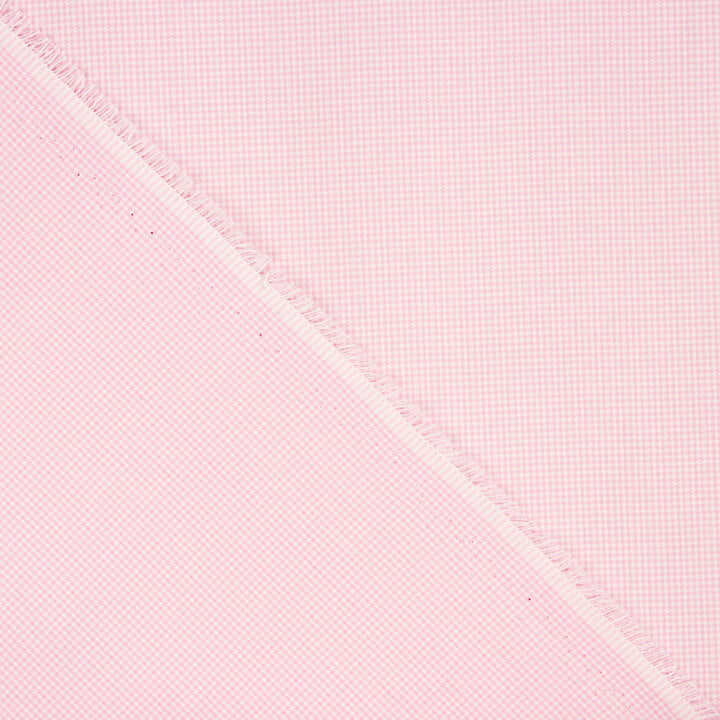 Percal Quadrado Vichy Mini Rosa - Ribes y Casals