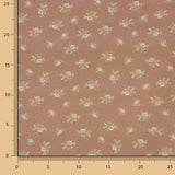 Percal estampado Amélie Teja - Ribes y Casals