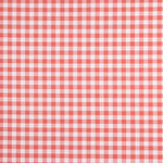 Percal estampado xadrez vermelho médio - Ribes y Casals