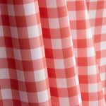 Percal estampado xadrez vermelho médio - Ribes y Casals