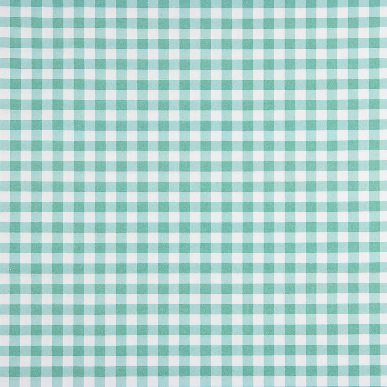 Percal estampado quadrados verde médio - Ribes y Casals