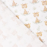 Percal estampado com girafas Safari - Ribes y Casals