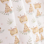Percal estampado com girafas Safari - Ribes y Casals
