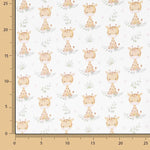 Percal estampado com girafas Safari - Ribes y Casals