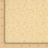 Percal estampado Milena amarelo - Ribes y Casals