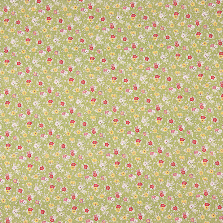 Percal estampado Milena Verde - Ribes y Casals