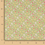 Percal estampado Milena Verde - Ribes y Casals