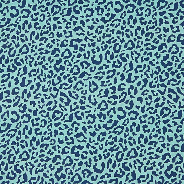 Percal estampado Nairobi azul - Ribes y Casals