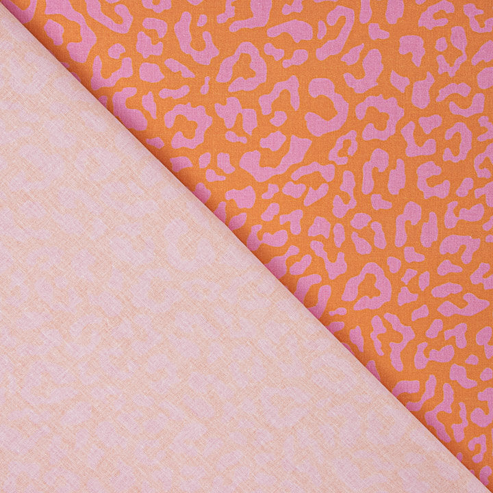 Percal estampado Nairobi Coral - Ribes y Casals