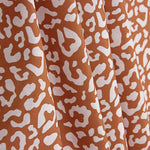 Percal estampado Nairobi Teja - Ribes y Casals