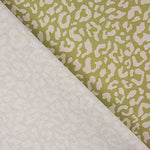 Percal estampado Nairobi verde-oliva - Ribes y Casals