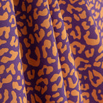 Percal estampado Nairobi Violeta - Ribes y Casals