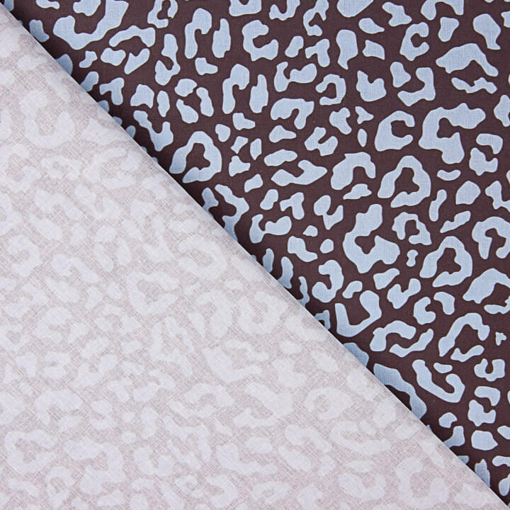 Percal estampado Nairobi Chocolate - Ribes y Casals