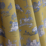 Percal estampado Silke verde-oliva - Ribes y Casals