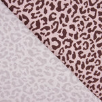 Percal estampado Nairobi bordô e rosa - Ribes y Casals