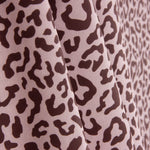 Percal estampado Nairobi bordô e rosa - Ribes y Casals