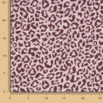 Percal estampado Nairobi bordô e rosa - Ribes y Casals