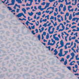 Percal estampado Nairobi rosa e azul - Ribes y Casals