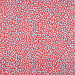 Percal estampado Nairobi vermelho e azul - Ribes y Casals