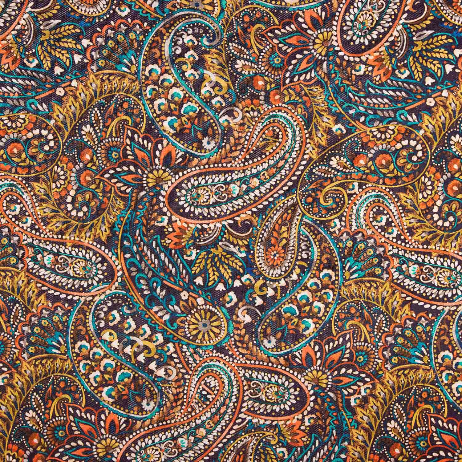 Ponto Aterciopelado Paisley Canard - Ribes y Casals