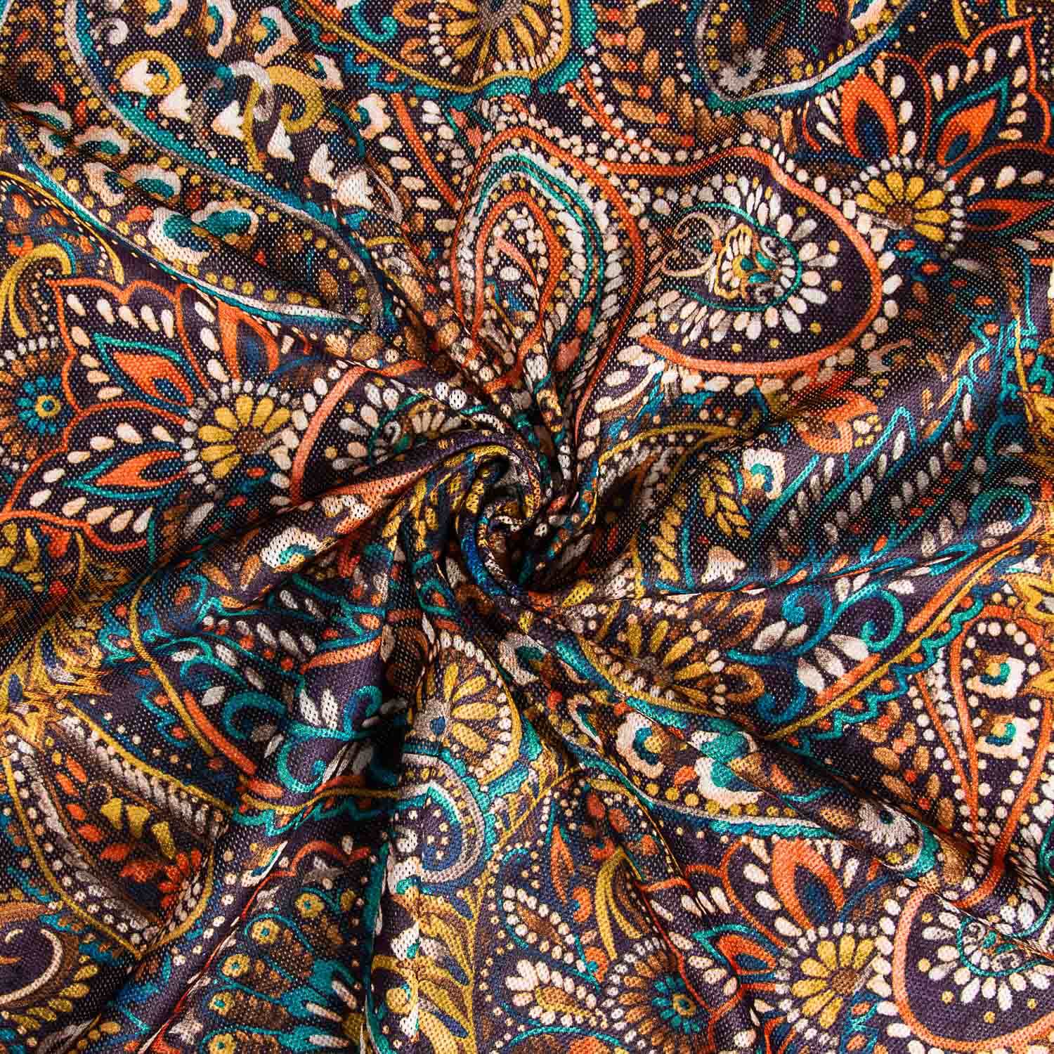 Ponto Aterciopelado Paisley Canard - Ribes y Casals