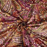 Ponto Aterciopelado Paisley Fúcsia - Ribes y Casals