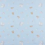 Piqué Algodão Brinquedos Bebé Azul Céu - Ribes y Casals