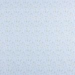 Piqué de algodão Ramitas Silvestres Azul - Ribes y Casals