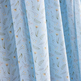 Piqué de algodão Ramitas Silvestres Azul - Ribes y Casals