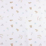 Piqué Algodão Brinquedos Bebé Azul - Ribes y Casals