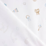 Piqué Algodão Brinquedos Bebé Azul - Ribes y Casals