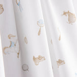 Piqué Algodão Brinquedos Bebé Azul - Ribes y Casals