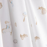 Piqué Algodão Brinquedos Bebé Azul - Ribes y Casals