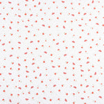 Piqué de algodão com mini flores e laços - Ribes y Casals